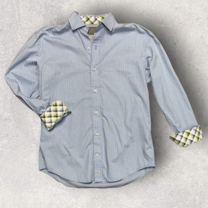 Thomas Dean Youth Boys‎ Flip Cuff Button Down Shirt Size L 14-16